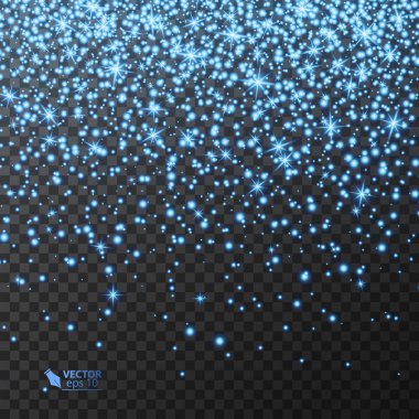 Vektör şeffaf arka plan, proje, lüks tebrik kartı için tasarım öğesi parlayan ışık etkisi