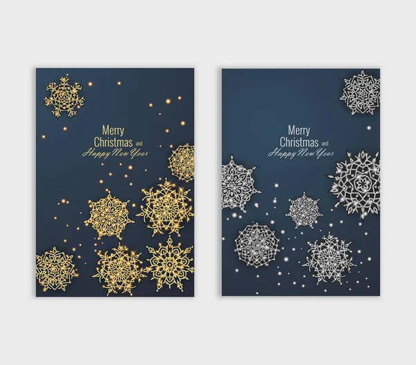 Merry Christmas Party Poster. Vektör çizim Eps10