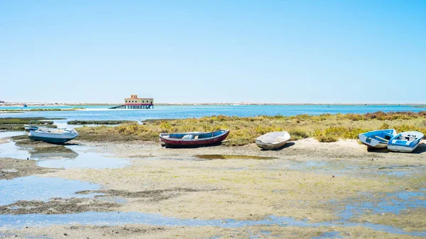 Vista de la playa de Fuseta en Portougal — Foto de Stock