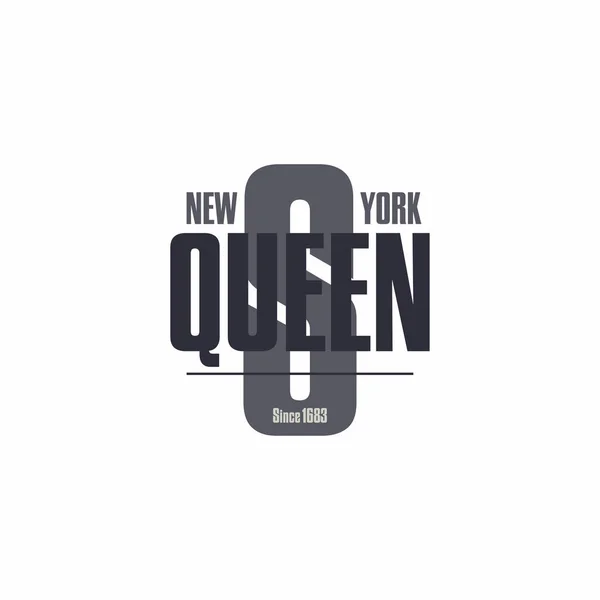 Der Bronx New York City Schriftzug Shirt Druck Design Stempel — Stockvektor