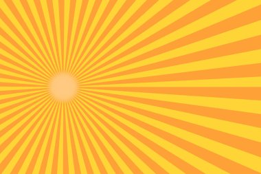Vintage tarzı Retro sunburst ray. Çizgi roman arka plan soyut. Vektör çizim