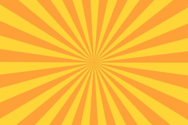 Vintage tarzı Retro sunburst ray. Çizgi roman arka plan soyut. Vektör çizim
