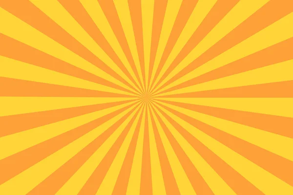 Ретро Сонячний Промінь Вінтажному Стилі Абстрактний Фон Коміксів Векторні Ілюстрації — стоковий вектор