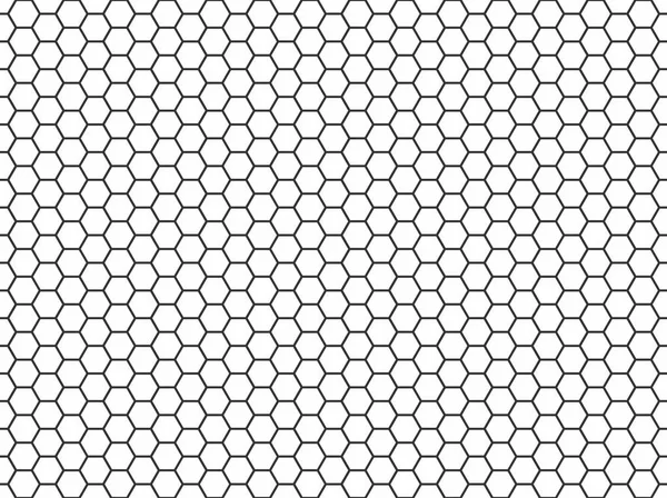 Patrón Nido Abeja Hexagonal Sin Costuras Fondo Abstracto Ilustración Vectorial — Vector de stock