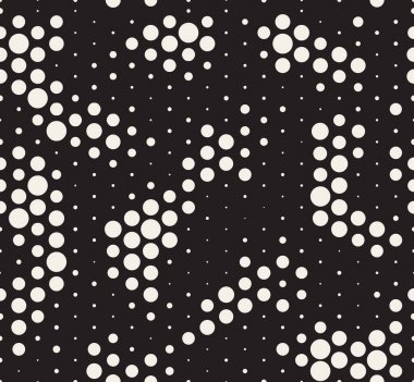 Halftone pattern. Snake skin style seamless pattern. Black and white background with halftone transition vector