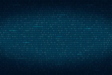 İkili kod arka plan soyut. Dijital teknoloji duvar kağıdı. Cyber veri, şifre çözme ve şifreleme