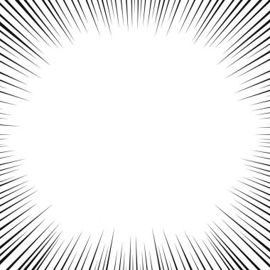 Manga kitap stili arka plan. Yarı ton efektli çizgi roman arka plan. Süper kahraman, wow efekti, hız çizgileri çerçeve