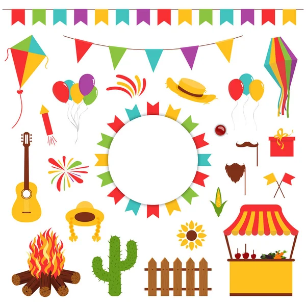 Festa Junina Fundo pronto xadrez Stock Illustration