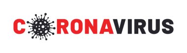 Coronavirus hastalığı, mikroskop altında korona virüsü. Şiddetli akut solunum sendromu Coronavirus, Covid-19. Roman Coronavirus sembolü, Ncov-19. Vektör