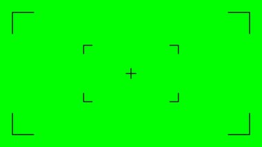 Yeşil ekran, kromakey arka plan. VFX hareket takip işaretleri olan boş yeşil bir arkaplan. Anahtar, hareket grafiği ve video efektleri için krom anahtar arkaplan. Vektör