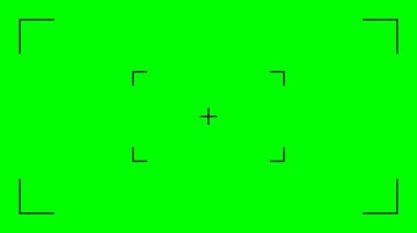Yeşil ekran, kromakey arka plan. VFX hareket takip işaretleri olan boş yeşil bir arkaplan. Anahtar, hareket grafiği ve video efektleri için krom anahtar arkaplan. Vektör
