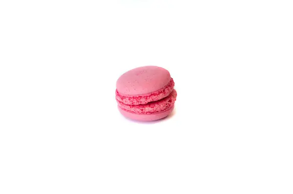 Macaroon in rose — Stock Photo, Image