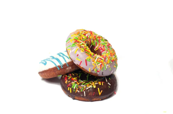 Donuts de diferente color — Foto de Stock