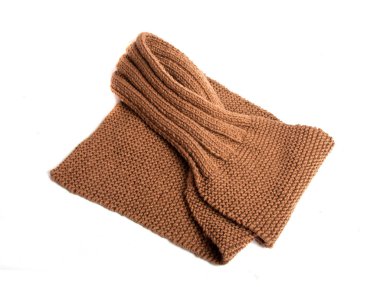 boyun atkısı, üzerinde beyaz izole atkı