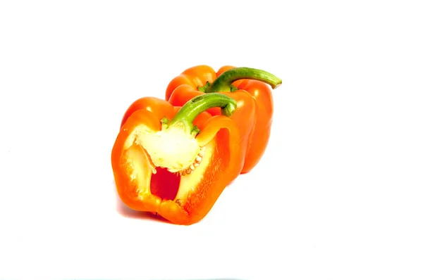 Paprica Pepper Isolated White — Stock Photo, Image