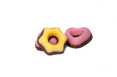 Beyaz şeker lezzetli isoated