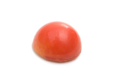 Tatlı şeker üzerine beyaz izole