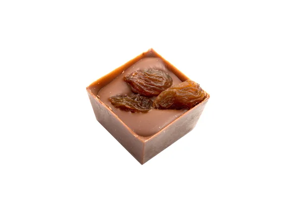 Coleção Exclusiva Doces Chocolate Isolados Branco — Fotografia de Stock