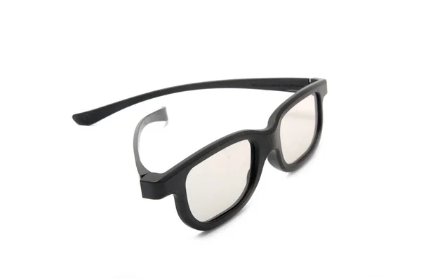 Gafas Para Cine Aislado Blanco — Foto de Stock