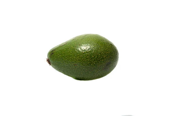 Avokado Grön Frukt Exotiska Isolerade Vit — Stockfoto