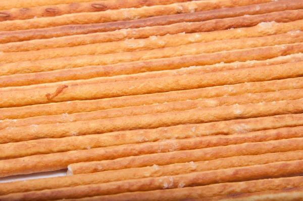 Salty sticks bread snack isolated on the white