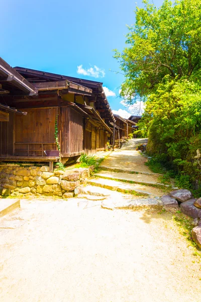 Desa Tsumago Nakasendo Dirt Road Rustic House V — Stok Foto