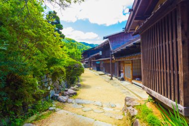 Geleneksel Japon ahşap kırsal konutlarında Tsumago H