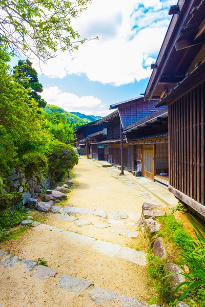 Baris Rumah Desa tradisional Jepang Tsumago V — Stok Foto