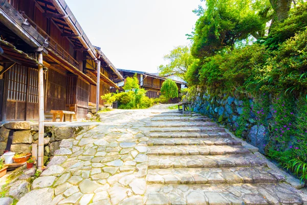 Nakasendo Tsumago Village Rustic Japanese Houses H — ストック写真