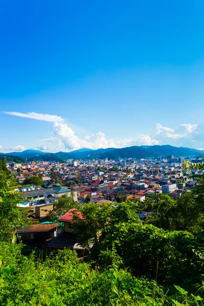 Hida-Takayama Montañas de paisaje urbano Vista V —  Fotos de Stock