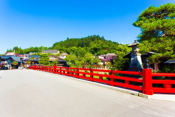 Takayama Naka-Bashi most starego miasta wejście H — Zdjęcie stockowe