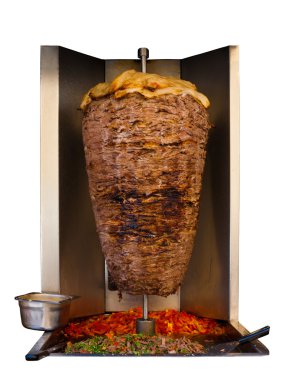 Orta Doğu ızgara kuzu kebap eti izole