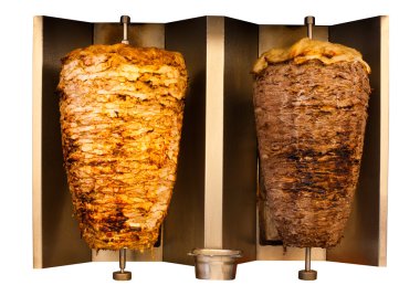 Izgara tavuk kuzu koyun eti Shawerma et makinesi
