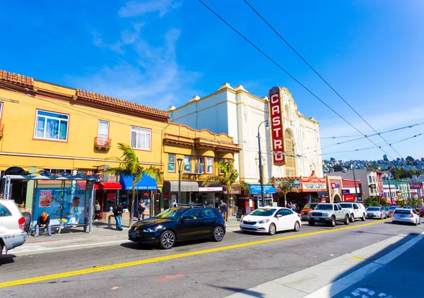 San Francisco Castro-straattheater winkels — Stockfoto