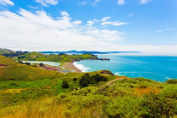 Marin Headlands Fort Cronkhite Rodea strand Sf H — Stockfoto