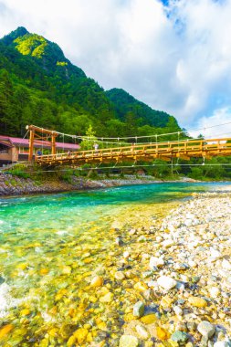 Kamikochi düşük açı Kappa köprü Azusa dağlar V