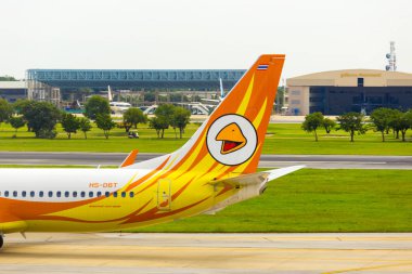 Bölüm arası Nok Air uçak Taksilemek Don Mueang H kuyruk