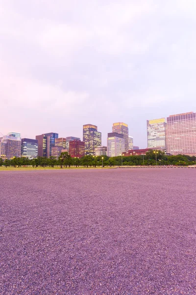 Tokyo centrum Marunouchi City Skyline Dusk V — Stockfoto