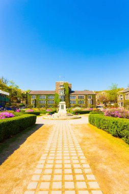 Yonsei Üniversitesi ana dört heykel Ivy binalar