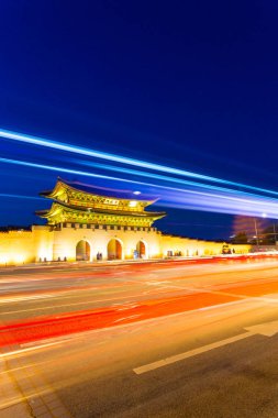 Trafik ışığı çizgi kapısı V hareketli Gyeongbokgung