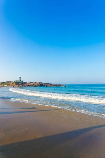 Kovalam Beach Life Guard hulp Post Oceaan ontsluiting V — Stockfoto