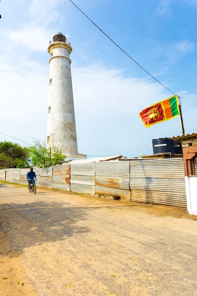 Jaffna peka Pedro Lighthouse cyklist Road — Stockfoto
