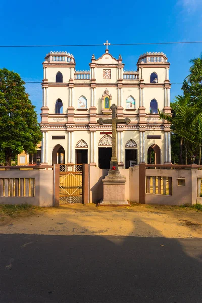 Jaffna noktası Pedro St Antony kilise açık Street V — Stok fotoğraf