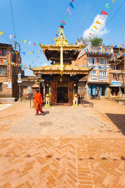 Templo de Bhaktapur Maha Laxmi Mandir — Fotografia de Stock