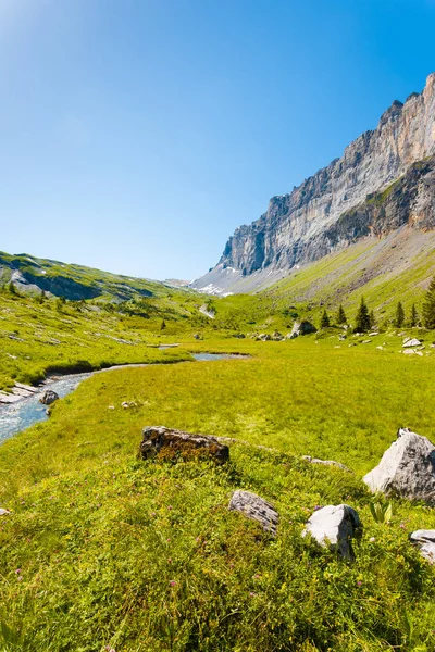 Sixt Fer A Cheval Alps France National Park V — ストック写真