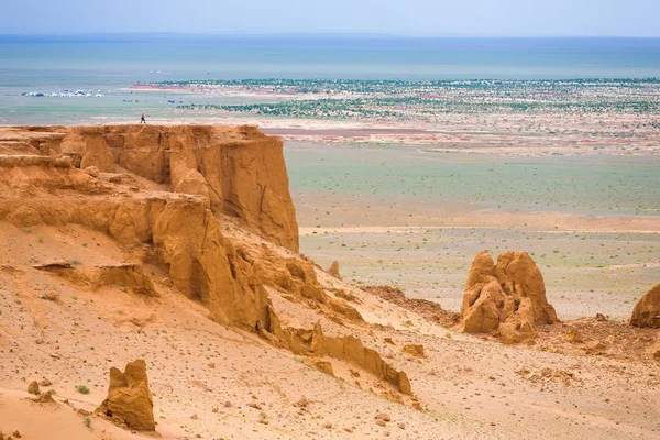 Khermen Tsav Plateau touristique Mongolie — Photo