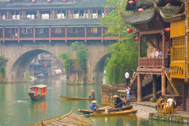 Fenghuang Huangsi Pheonix Hong köprü Nehri