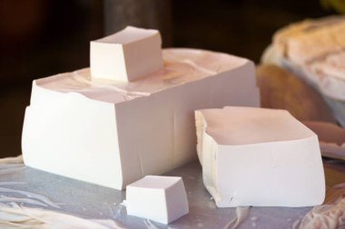 Büyük boyutta Tofu Satılık yerel pazar Çin