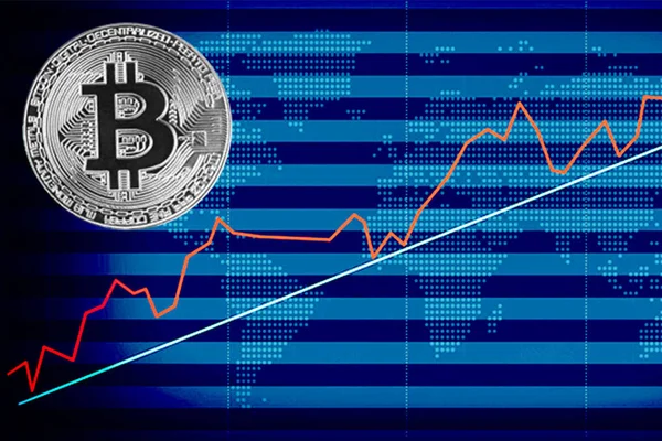 Bitcoin grafik gümüş sikke