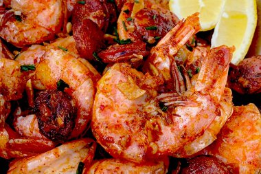 Kırmızı Gözlü Karides Limonlu Sos